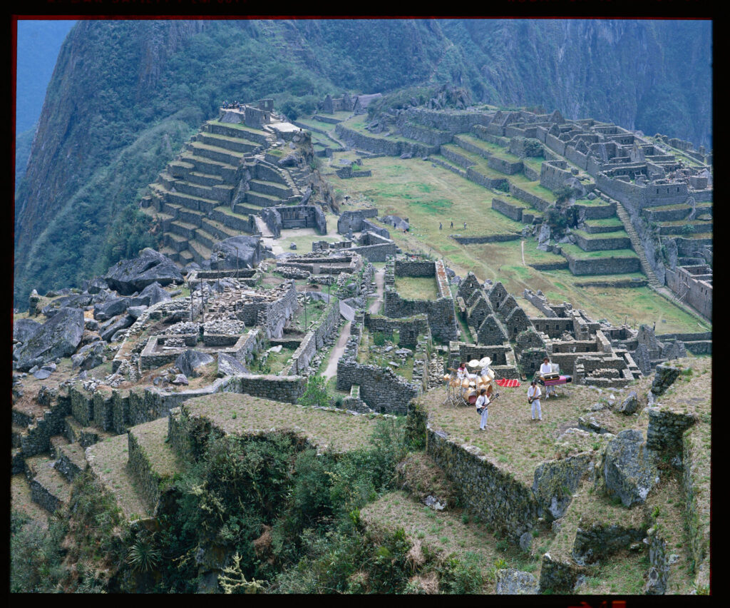 Los Jaivas en Machu Picchu. Créditos: Los Jaivas.