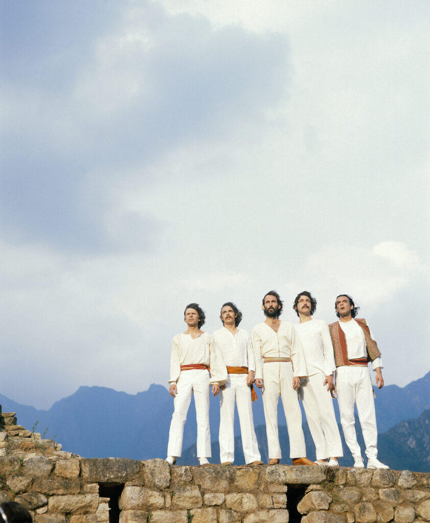 Los Jaivas en Machu Picchu. Créditos: Los Jaivas.