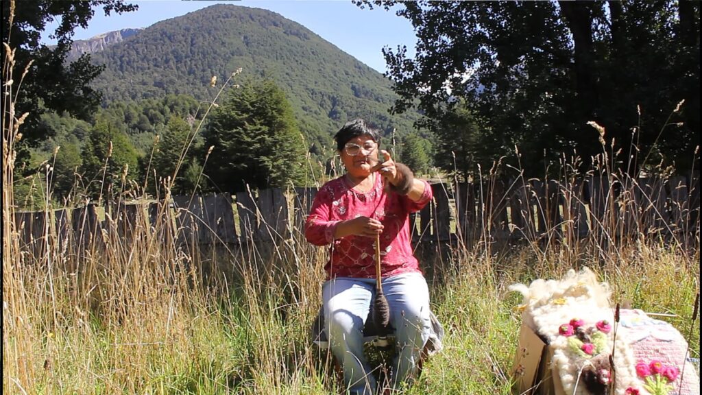 Tejidos realizados al aire libre.