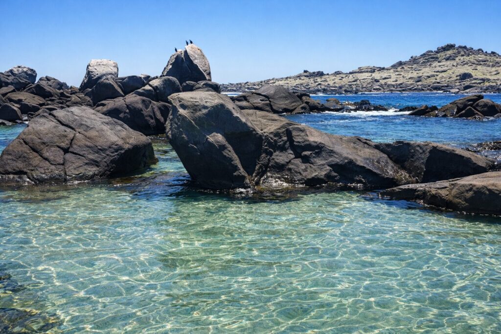 Playa Zapatilla. Créditos (CC BY): César Cabezas (Google Earth).