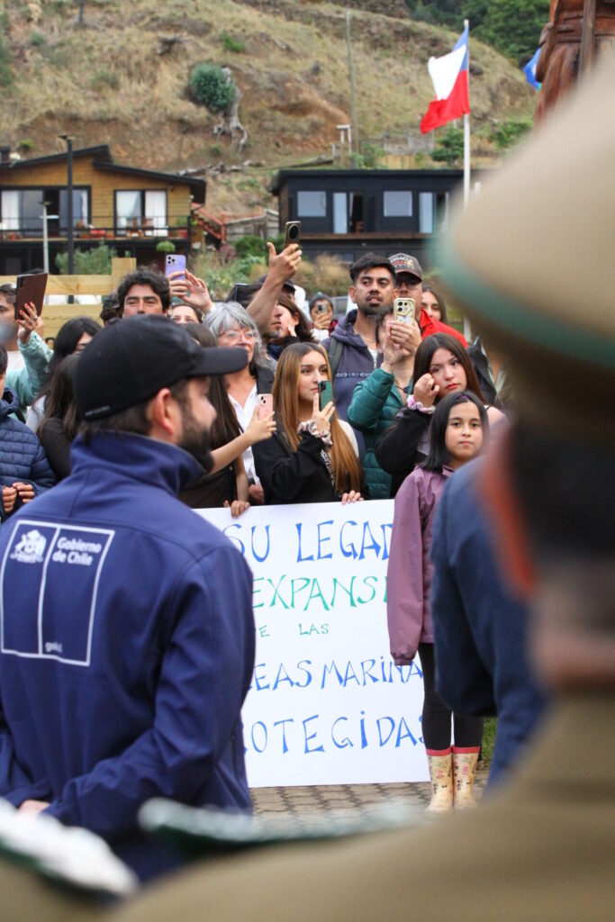 Presidente Boric en Juan Fernández, foto Ignacio Cueto