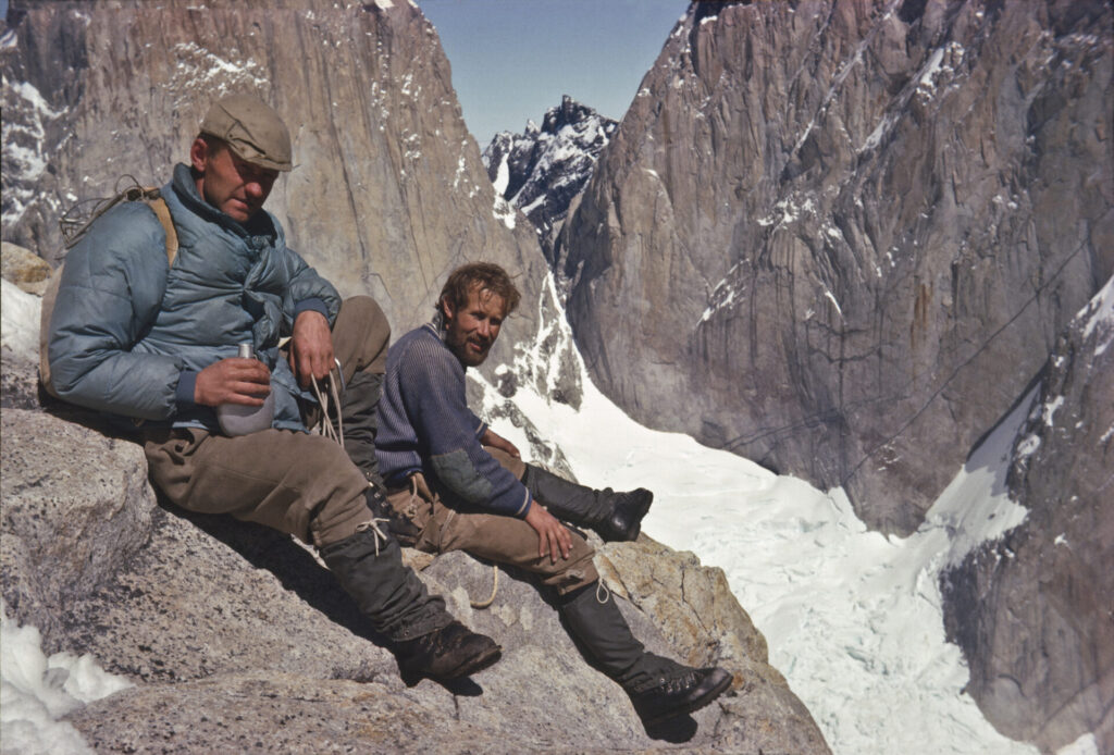 CHRIS BONINGTON Y DON WHILLANS EN LA TORRE CENTRAL EN 1963