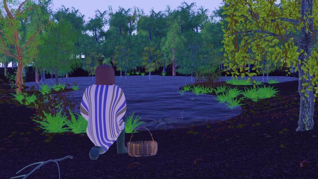 Representación 3D de hongos 