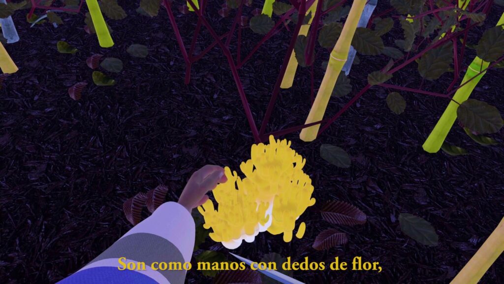 Representación 3D de hongos 