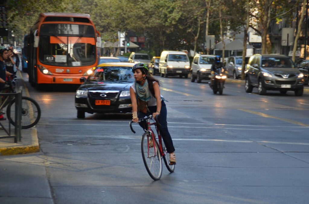 Ciclistas. Créditos: CEDEUS