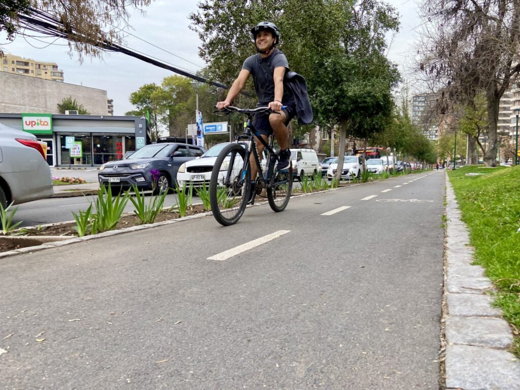 Ciclovía ruta la Chimba. Créditos: Municipalidad de Recoleta