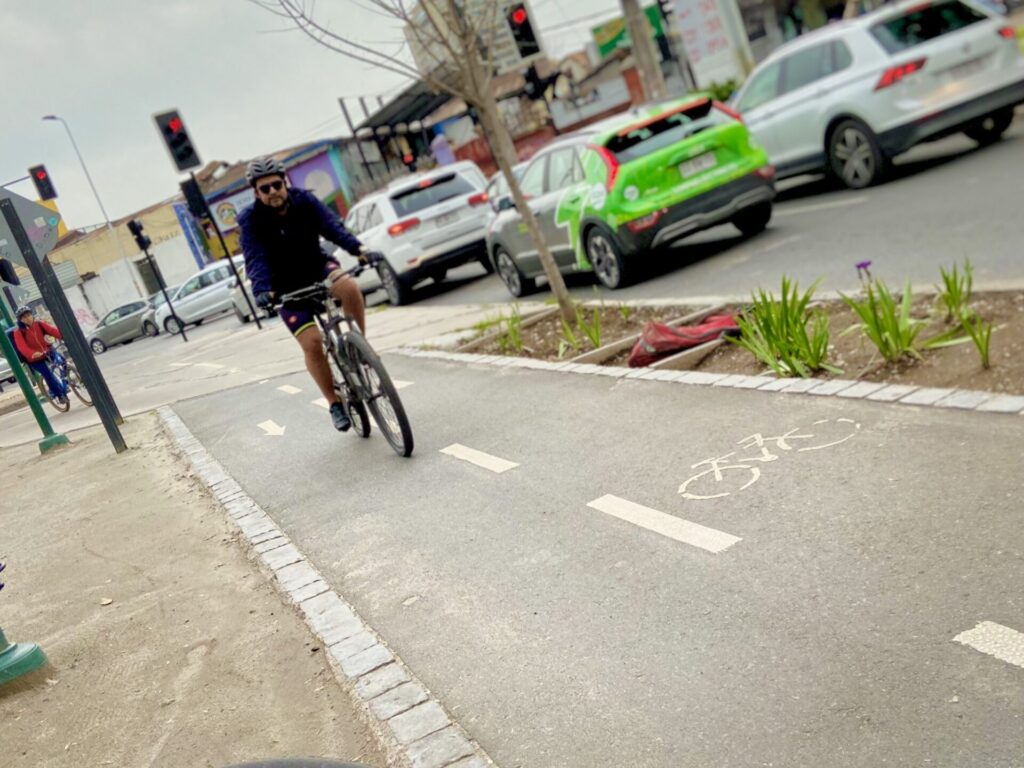 Ciclovía ruta la Chimba. Créditos: Municipalidad de Recoleta