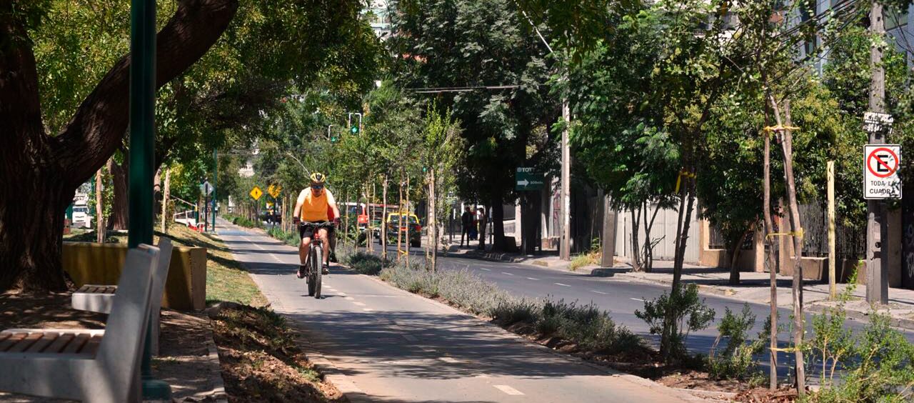 Ciclovía ruta la Chimba. Créditos: Municipalidad de Recoleta