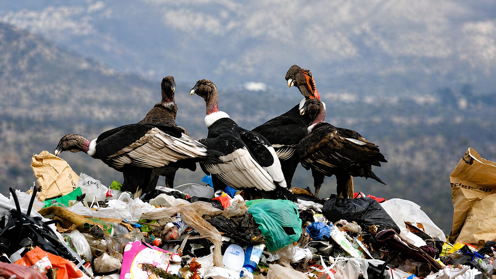 El vertedero de los cóndores: El mayor emisor de metano del mundo que está en Chile