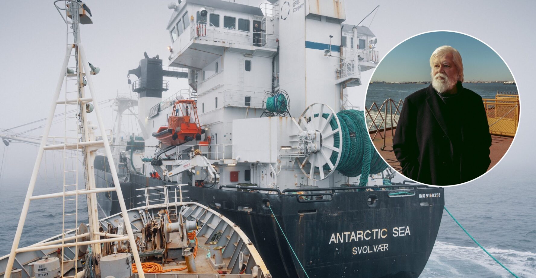 Capitán Paul Watson a Ladera Sur: “La fotografía de la embarcación empujando al buque pesquero nos dio cobertura internacional para transmitir el mensaje. Fue una estrategia mediática y tuvo éxito” 