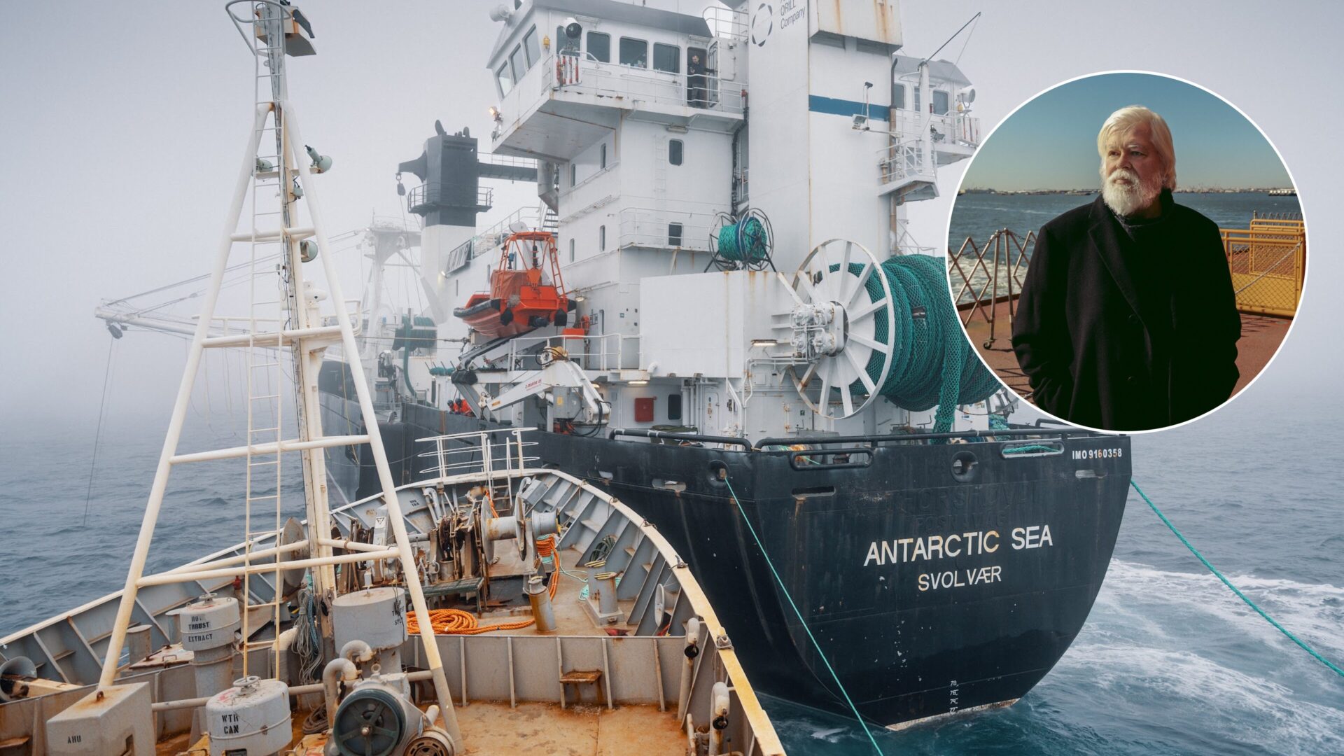 Capitán Paul Watson a Ladera Sur: “La fotografía de la embarcación empujando al buque pesquero nos dio cobertura internacional para transmitir el mensaje. Fue una estrategia mediática y tuvo éxito” 