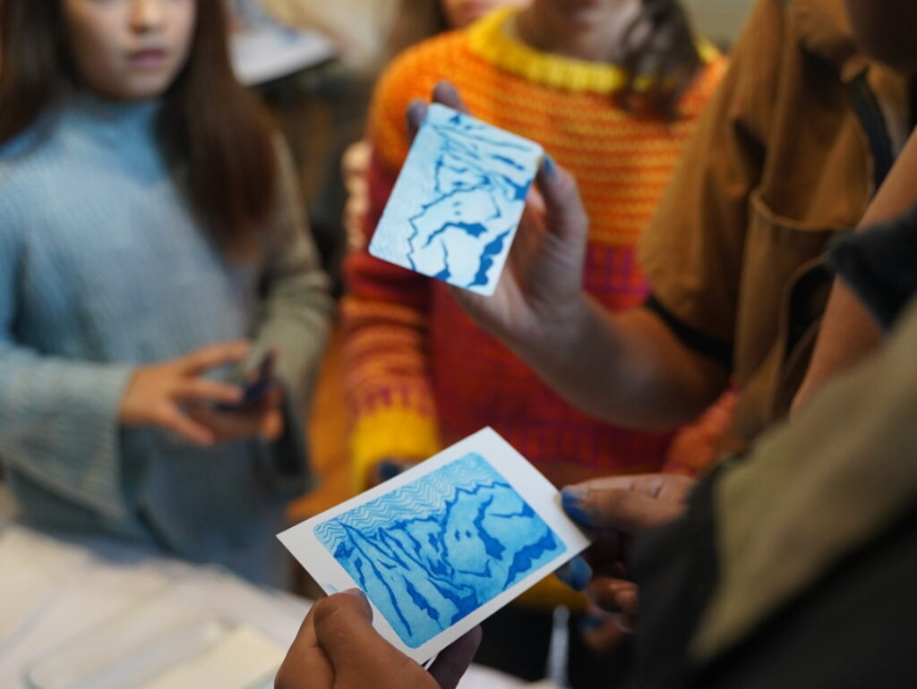 Taller Textura glaciar, creditos Fundacion Plantae