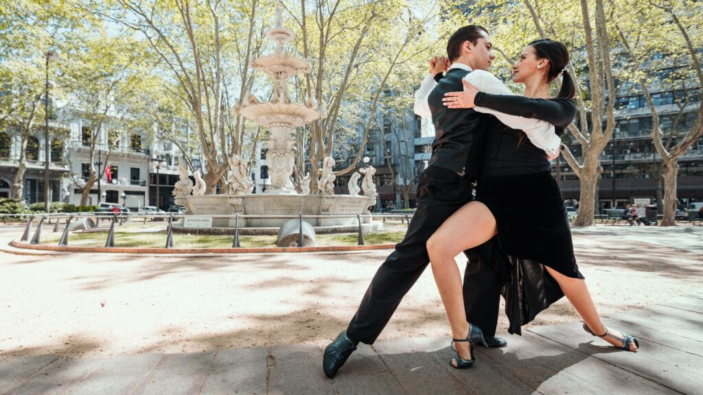 Tango en la calle. Créditos: Ministerio de Turismo de Uruguay