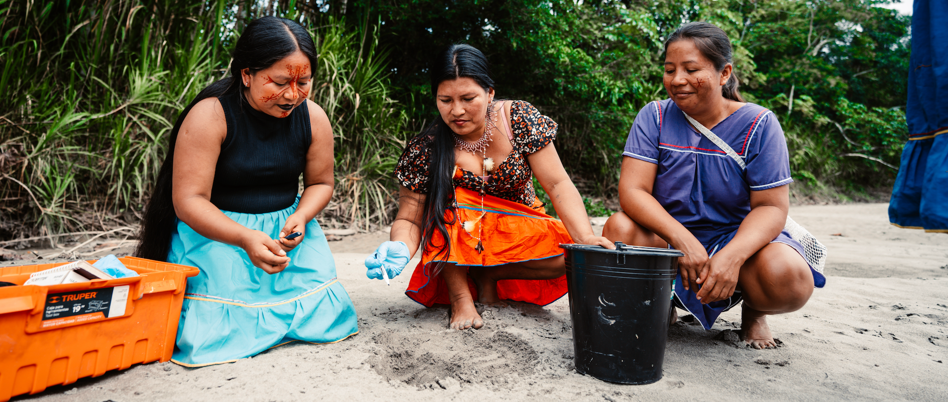 Mujeres Tortuga: La iniciativa del pueblo indígena siekopai para recuperar las charapas del río Aguarico