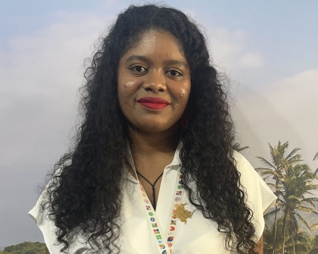 Yuvelis Morales fue la ganadora del premio Goldman 2026 por su lucha contra el Fracking en Colombia. Créditos: Isabel Alarcón
