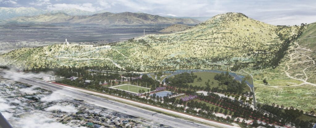 Proyecto Parque Cerros de Chena. Créditos (CC-BY): Gobierno de Santiago.