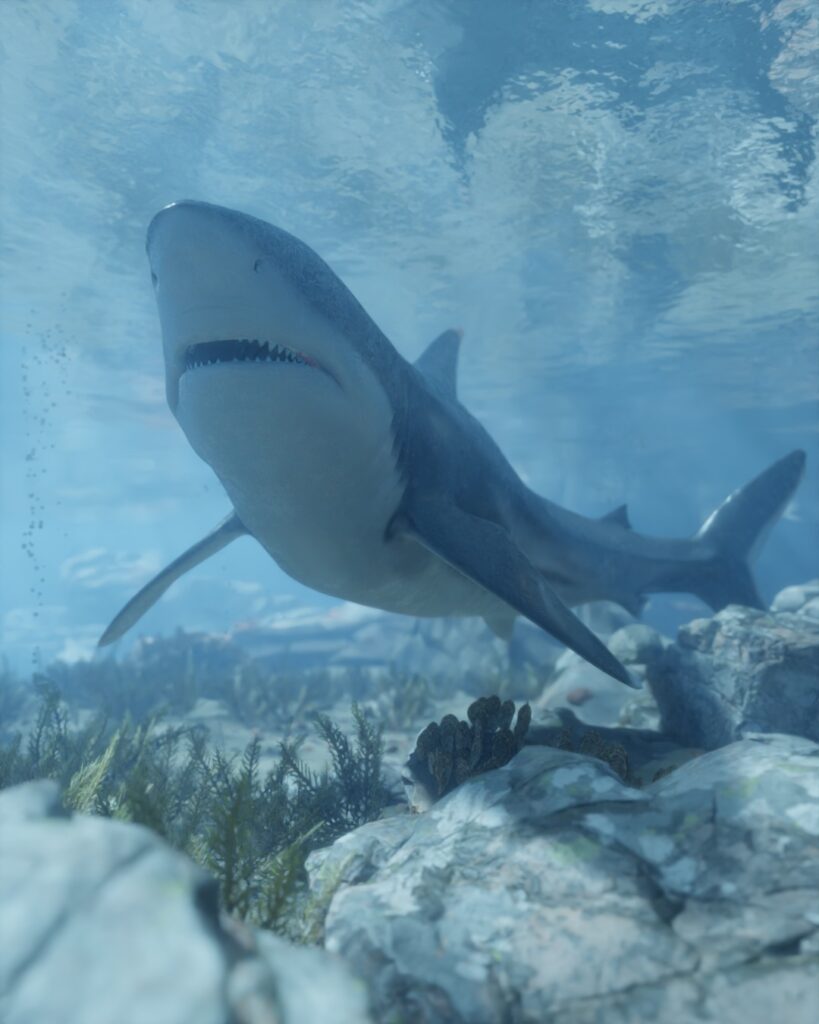 Megalodón (Otodus megalodon. Créditos: cortesía de CIAHN Atacama.
