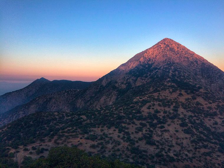 Cerro Manquehue. Créditos: ©Sergio Contardo