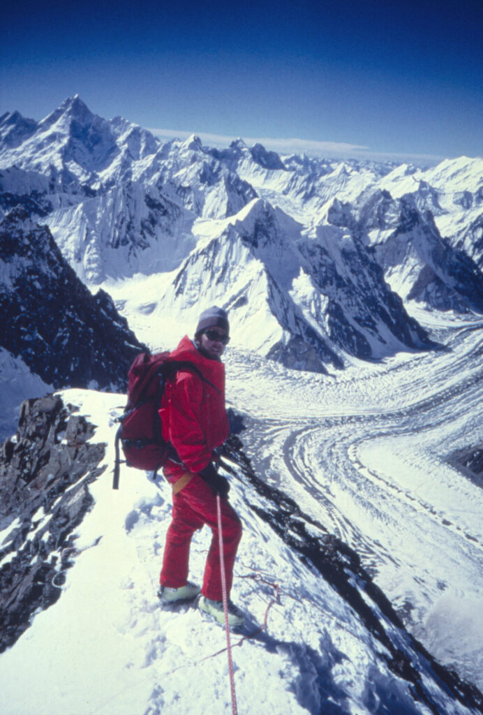 Rodrigo Jordán en la excursión al K2, año 1996. Créditos: Vertical