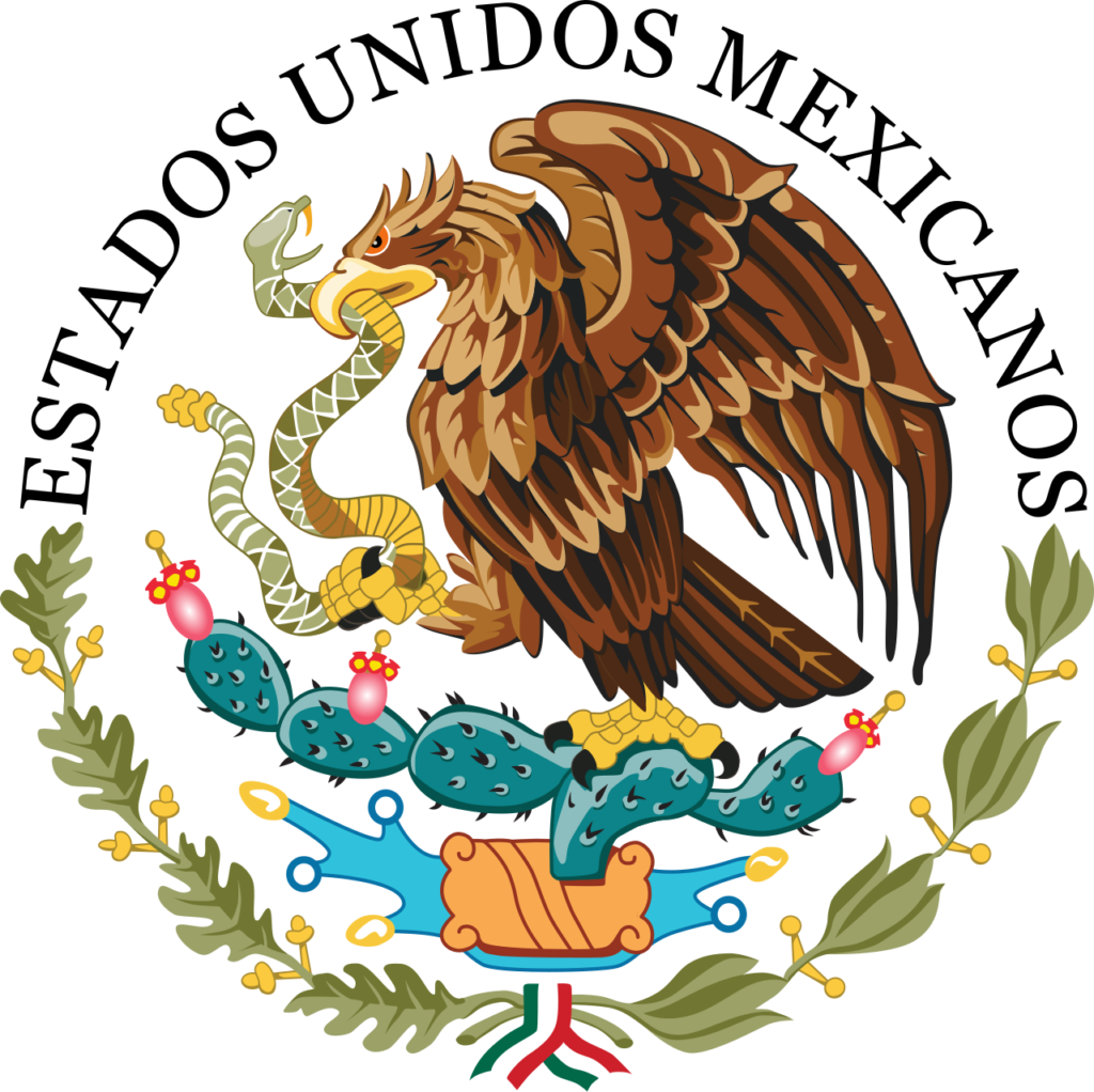 Escudo nacional. Créditos: Alex Covarrubias (Wikimedia Commons)