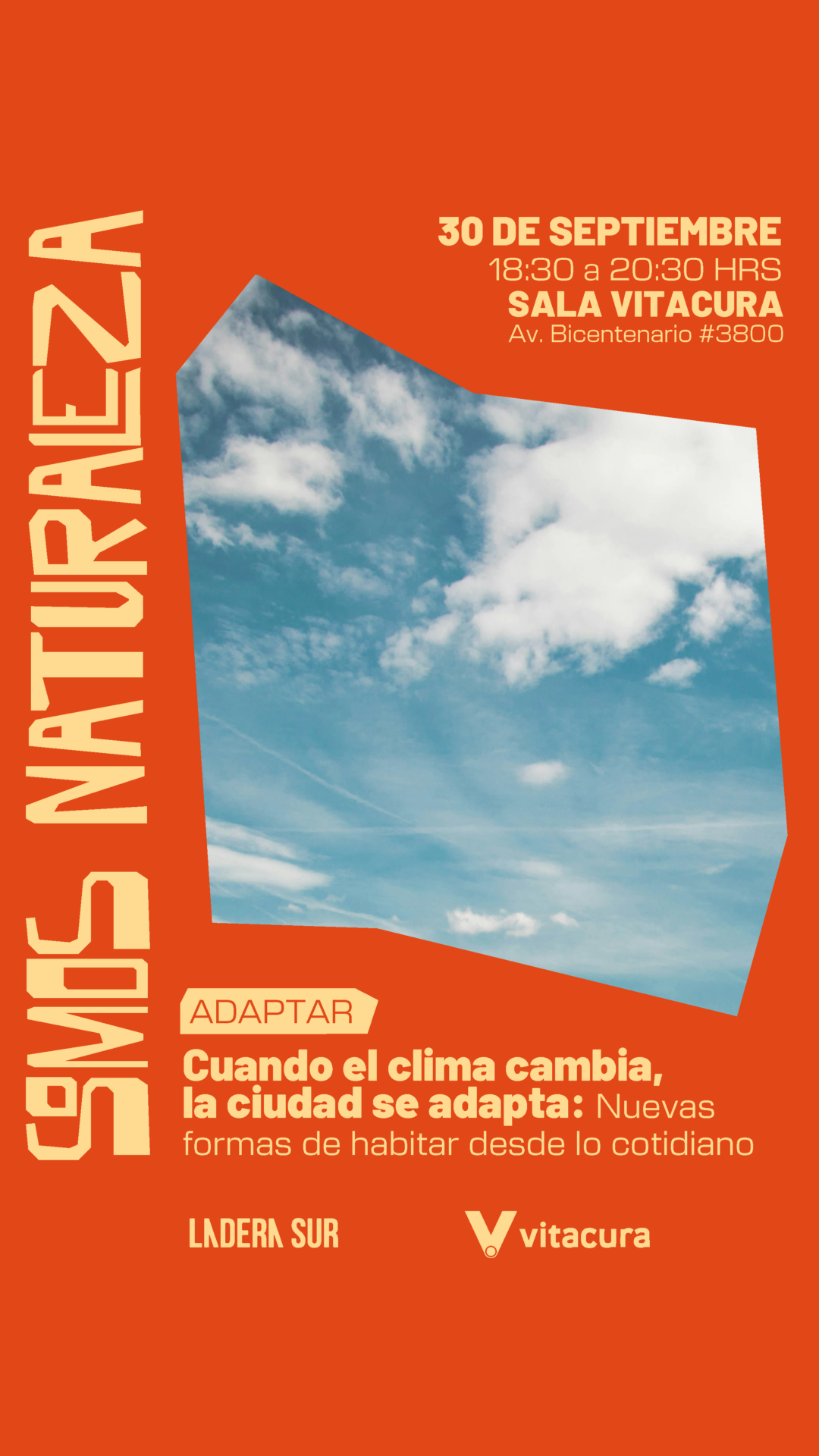 ¡Quedan pocos días! Charla gratuita “Cuando el clima cambia, la ciudad se adapta: Nuevas formas de habitar desde lo cotidiano” convoca grandes invitados
