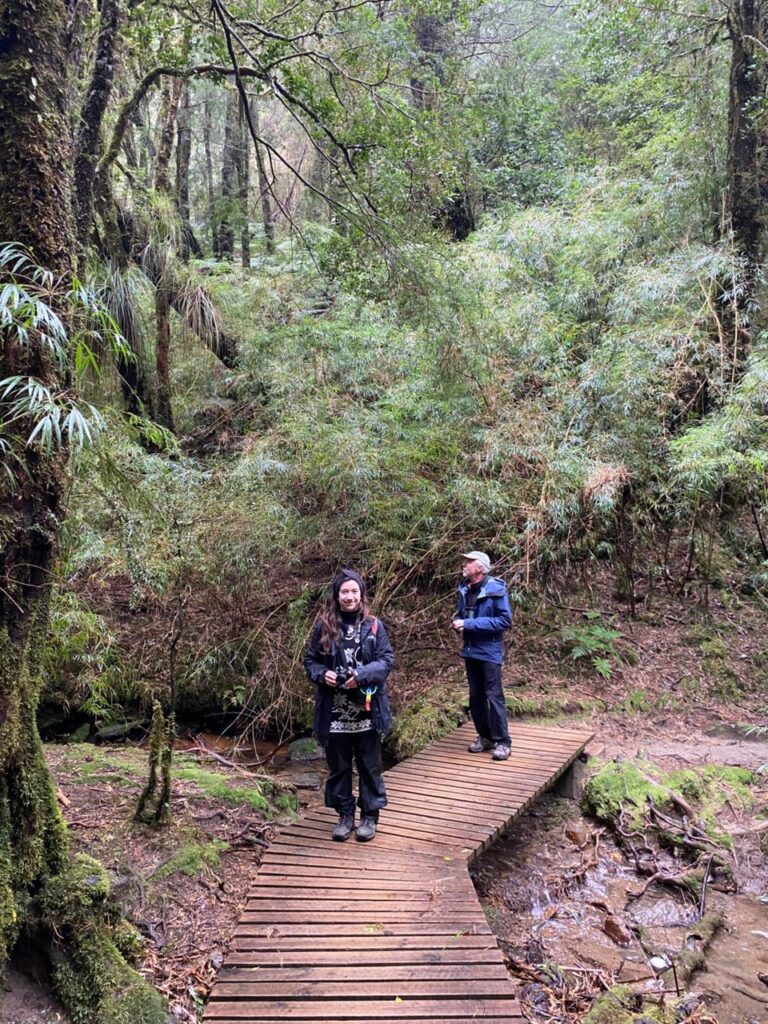 Pete Higgins en Parque Oncol. Créditos: Fundación Club del Bosque Valdiviano y la Universidad del Desarrollo