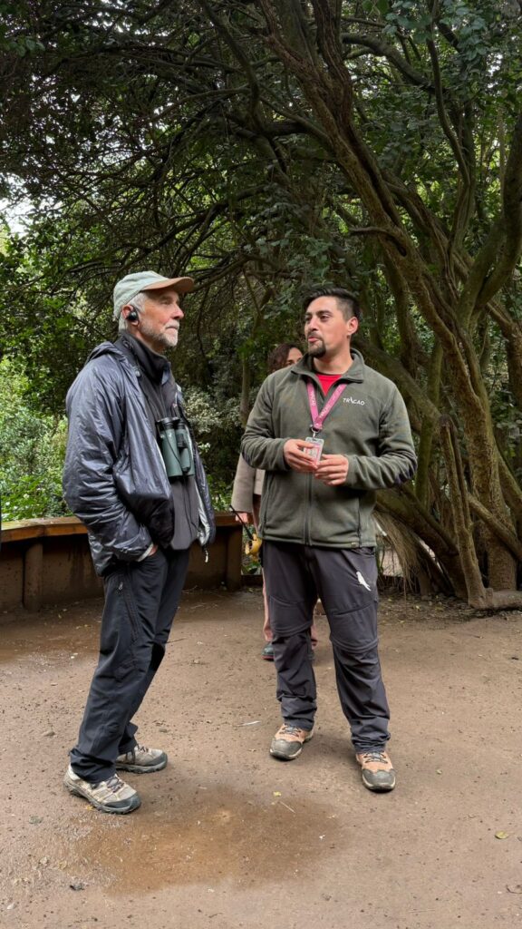 Pete Higgins. Créditos: Fundación Club del Bosque Valdiviano y la Universidad del Desarrollo