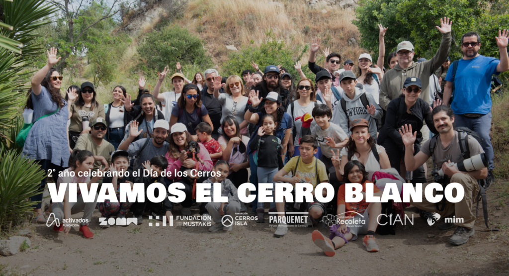 Vivamos el Cerro Blanco, Recoleta, Región Metropolitana
Créditos: Fundación Cerros Isla