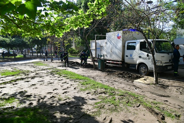 Aluvión 8 de octubre. Créditos Municipalidad de Las Condes