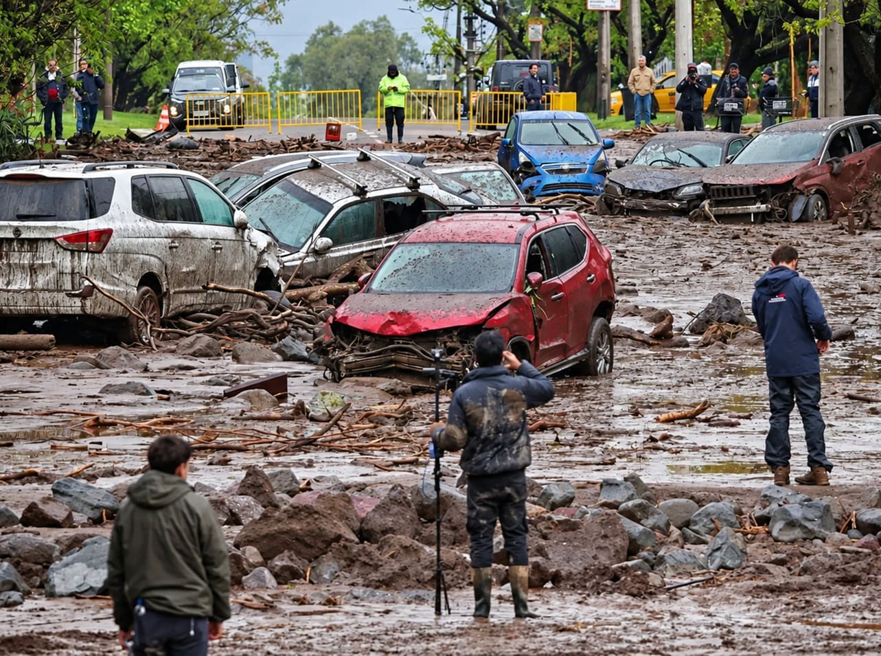Aluvión 8 de octubre. Créditos Municipalidad de Las Condes