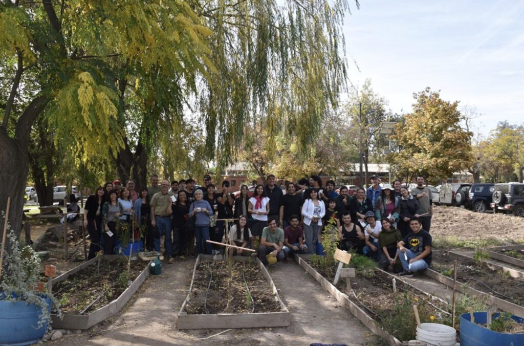 Huerto comunitario Cortesía: Universidad de Chile