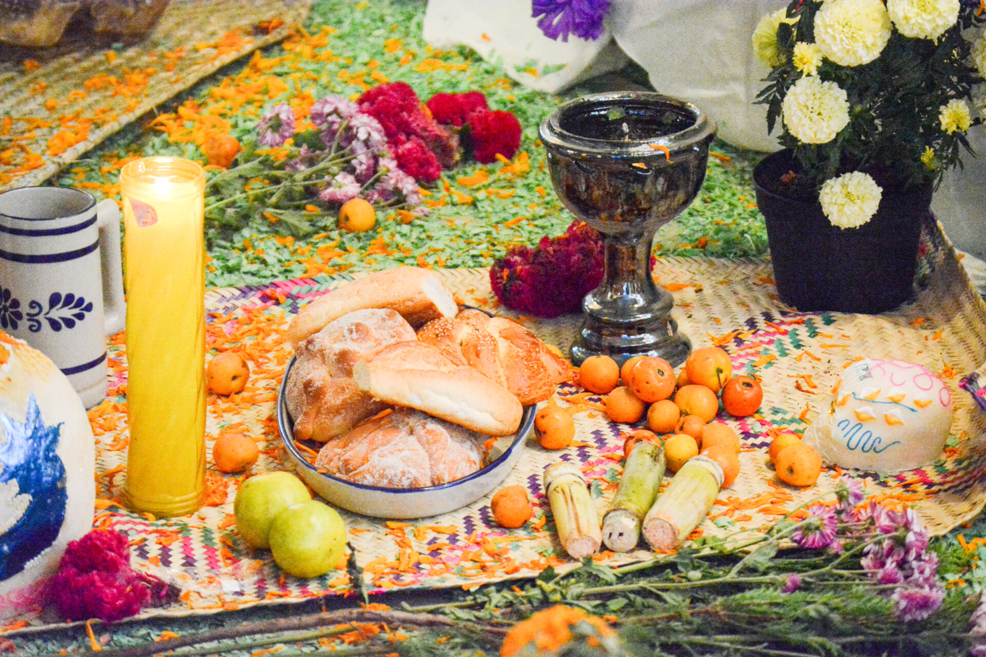 Del copal al tejocote: la naturaleza detrás de los elementos del altar de Día de Muertos