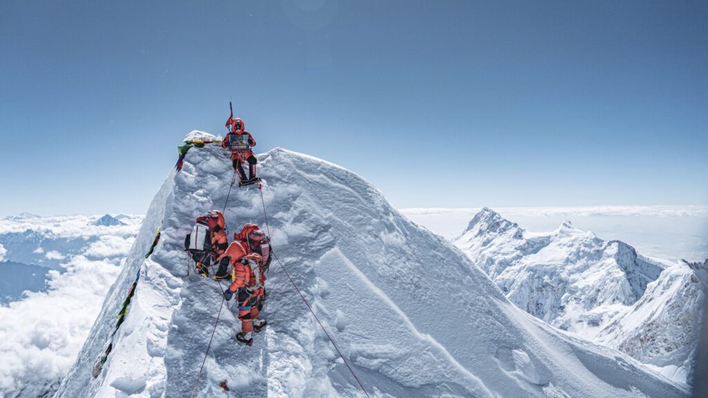 Nima Rinji Sherpa en Manaslu (8.163 m). Créditos: Archivo Nima Rinji Sherpa