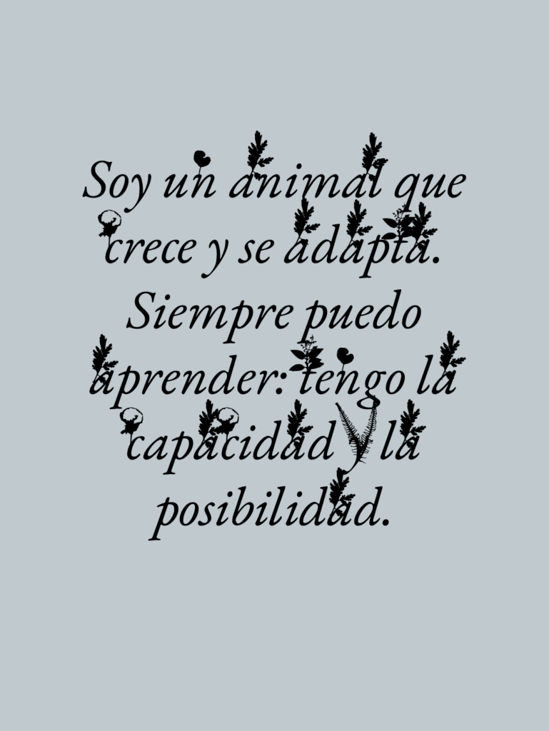 Exploración tipográfica a partir de un Manifiesto Vegetal escrito por Carolina Estrada. Cortesía de Escrituras Vegetales y La Gruta Estudio